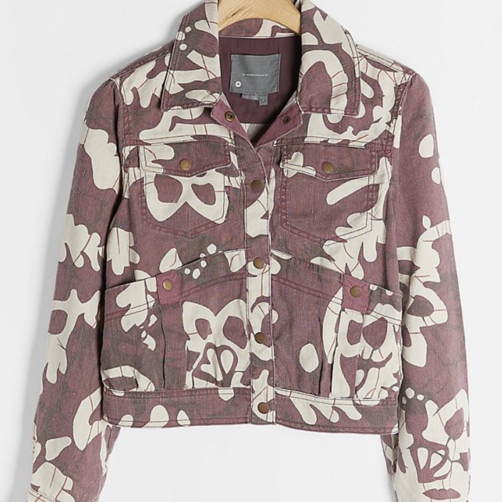 Anthropologie Mags Utility Trucker Jacket